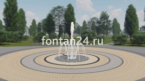 Фонтан для парка "Пиано малый" ø=2 м
