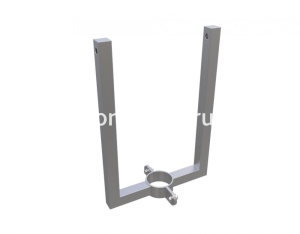 Кронштейн для 2 прожекторов, нерж. сталь (хомут 20)