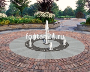 Пешеходный фонтанный комплект "Талисман" ø=3 м
